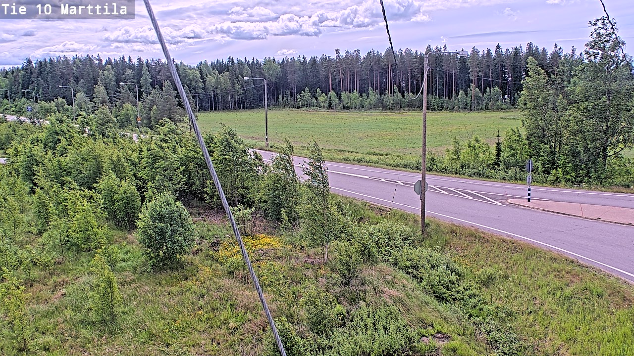 Weather Camera Image Väg 10 S:t Mårtens, Marttila, Varsinais-Suomi