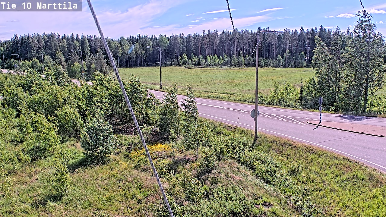 Weather Camera Image Road 10 Marttila, Marttila, Varsinais-Suomi