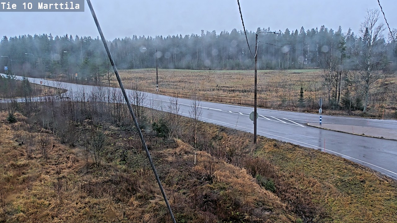 Weather Camera Image Väg 10 S:t Mårtens, Marttila, Varsinais-Suomi