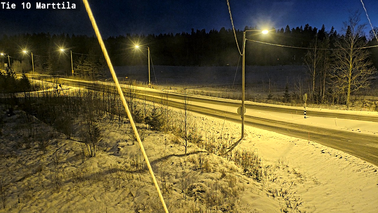 Weather Camera Image Väg 10 S:t Mårtens, Marttila, Varsinais-Suomi