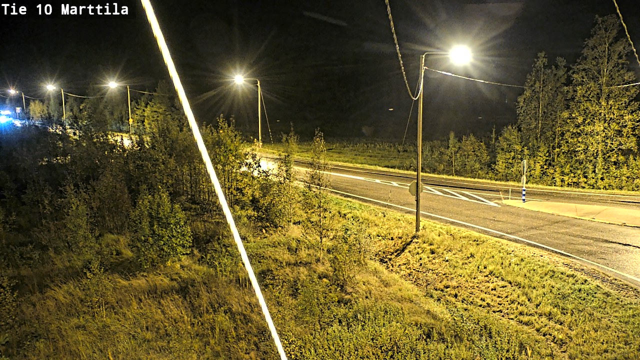 Weather Camera Image Väg 10 S:t Mårtens, Marttila, Varsinais-Suomi