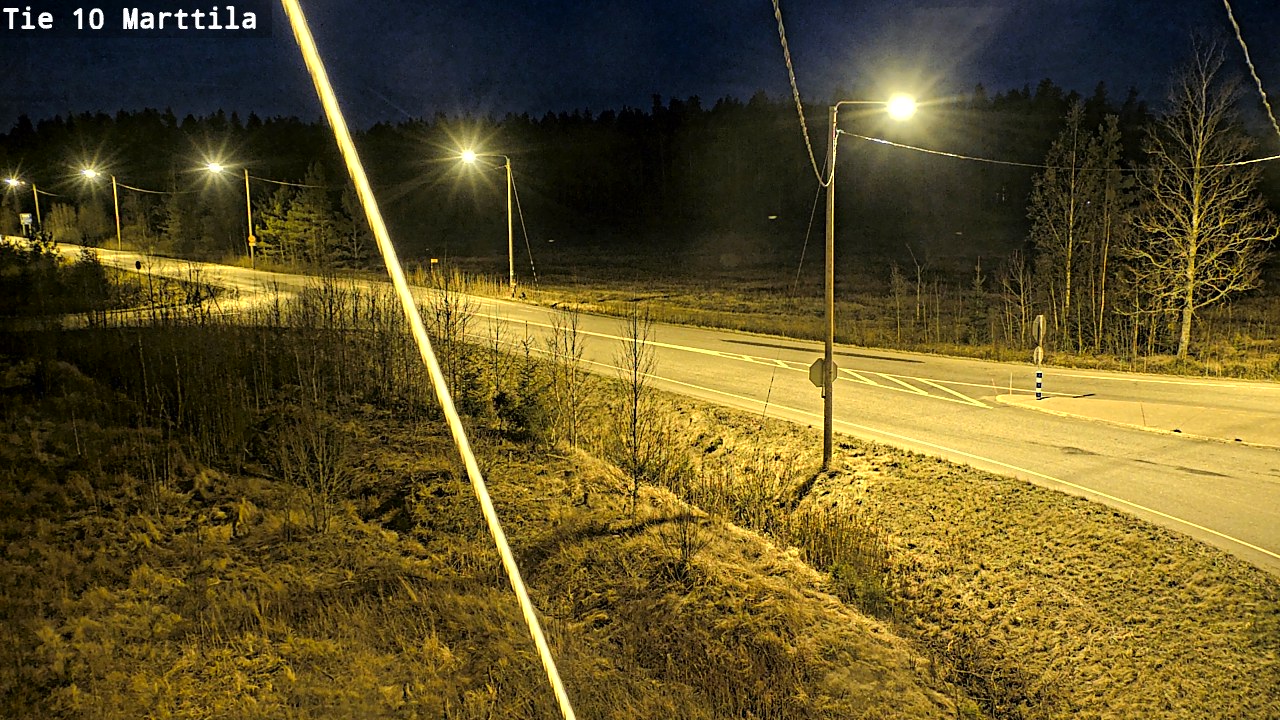 Weather Camera Image Väg 10 S:t Mårtens, Marttila, Varsinais-Suomi
