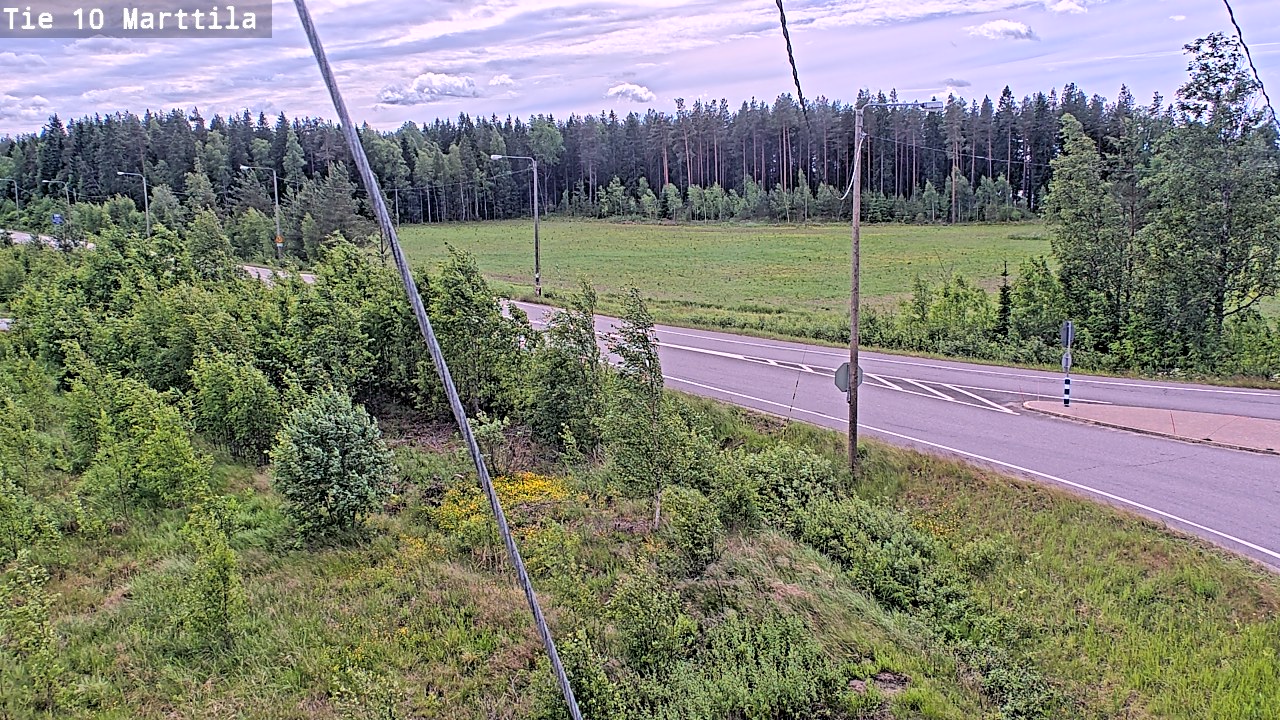 Weather Camera Image Väg 10 S:t Mårtens, Marttila, Varsinais-Suomi