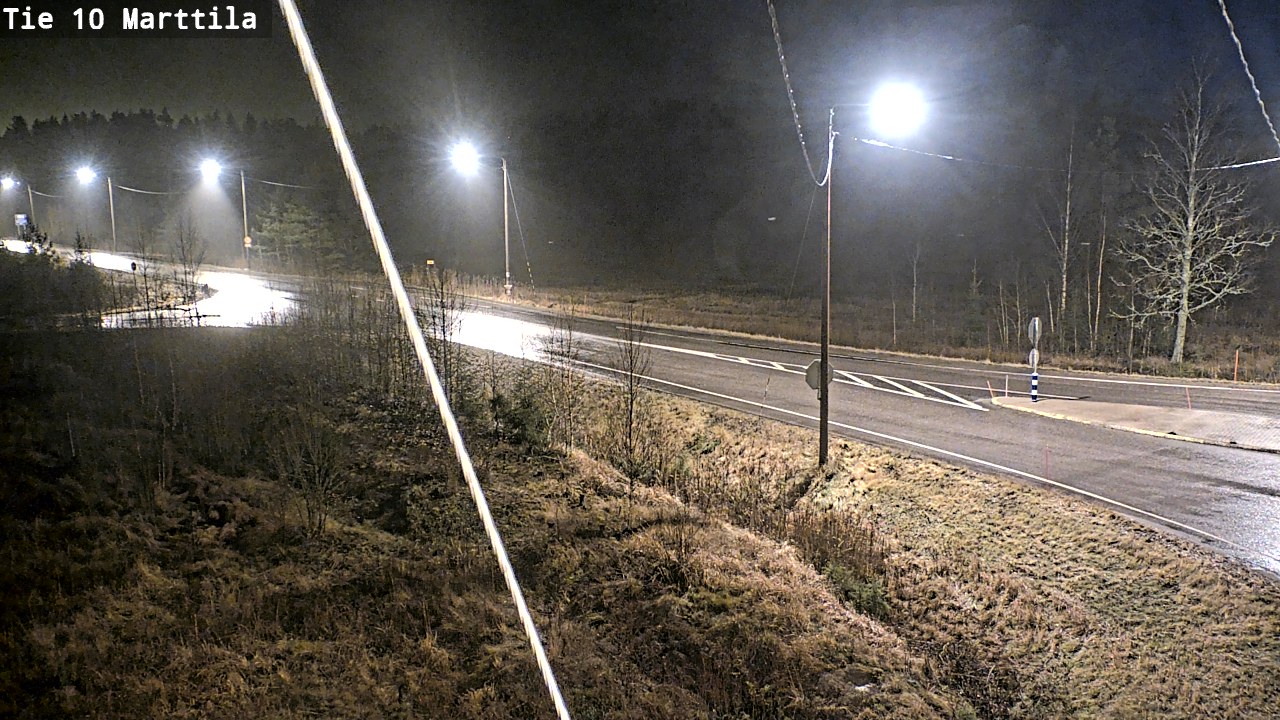 Weather Camera Image Väg 10 S:t Mårtens, Marttila, Varsinais-Suomi
