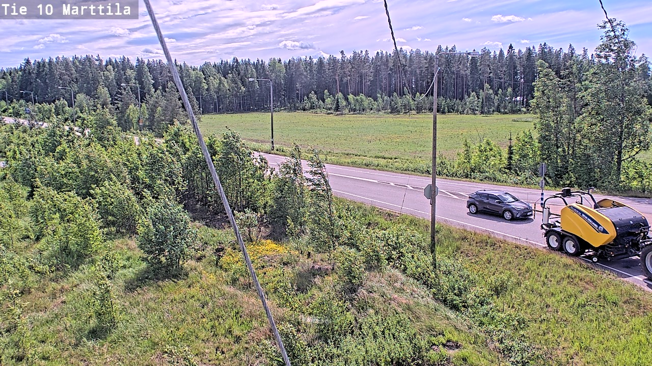 Weather Camera Image Road 10 Marttila, Marttila, Varsinais-Suomi
