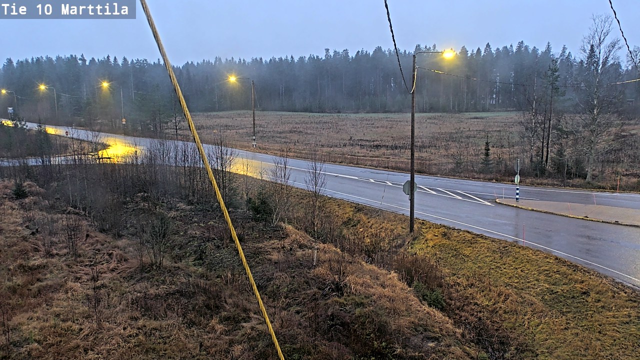 Weather Camera Image Väg 10 S:t Mårtens, Marttila, Varsinais-Suomi