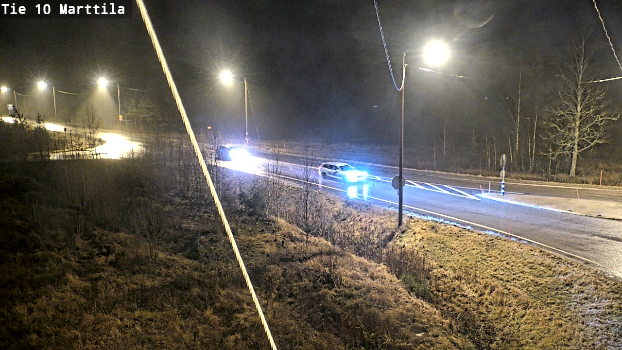 Weather Camera Image Väg 10 S:t Mårtens, Marttila, Varsinais-Suomi