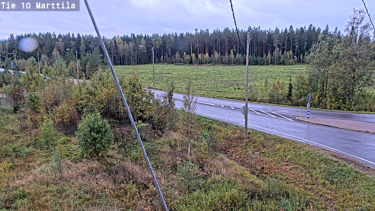 Weather Camera Image Väg 10 S:t Mårtens, Marttila, Varsinais-Suomi