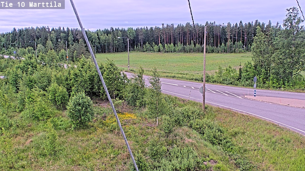 Weather Camera Image Väg 10 S:t Mårtens, Marttila, Varsinais-Suomi