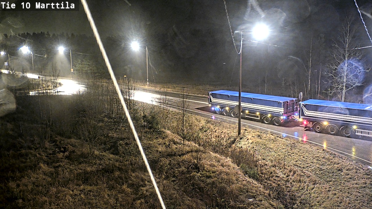Weather Camera Image Väg 10 S:t Mårtens, Marttila, Varsinais-Suomi