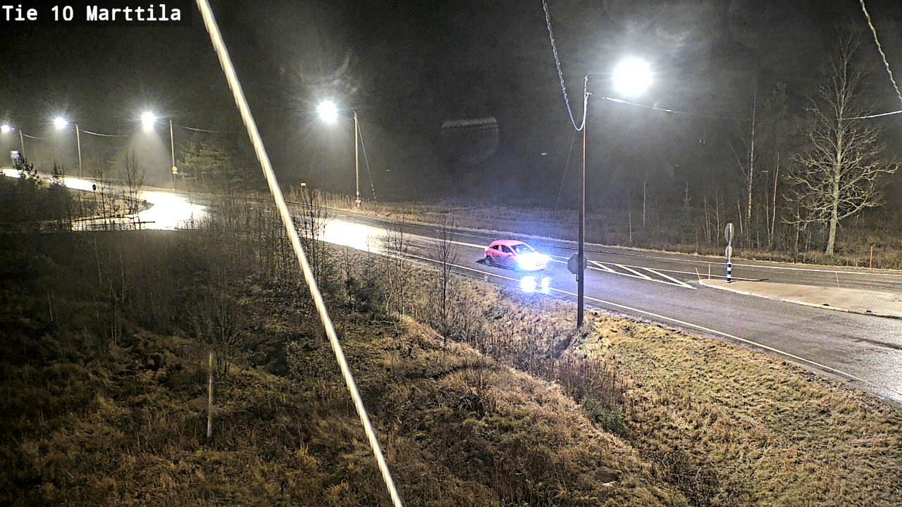 Weather Camera Image Väg 10 S:t Mårtens, Marttila, Varsinais-Suomi