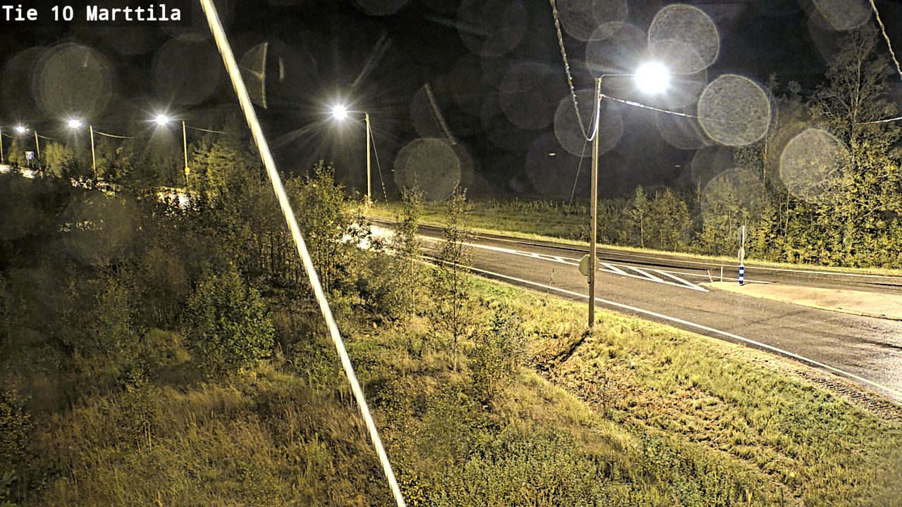 Weather Camera Image Väg 10 S:t Mårtens, Marttila, Varsinais-Suomi