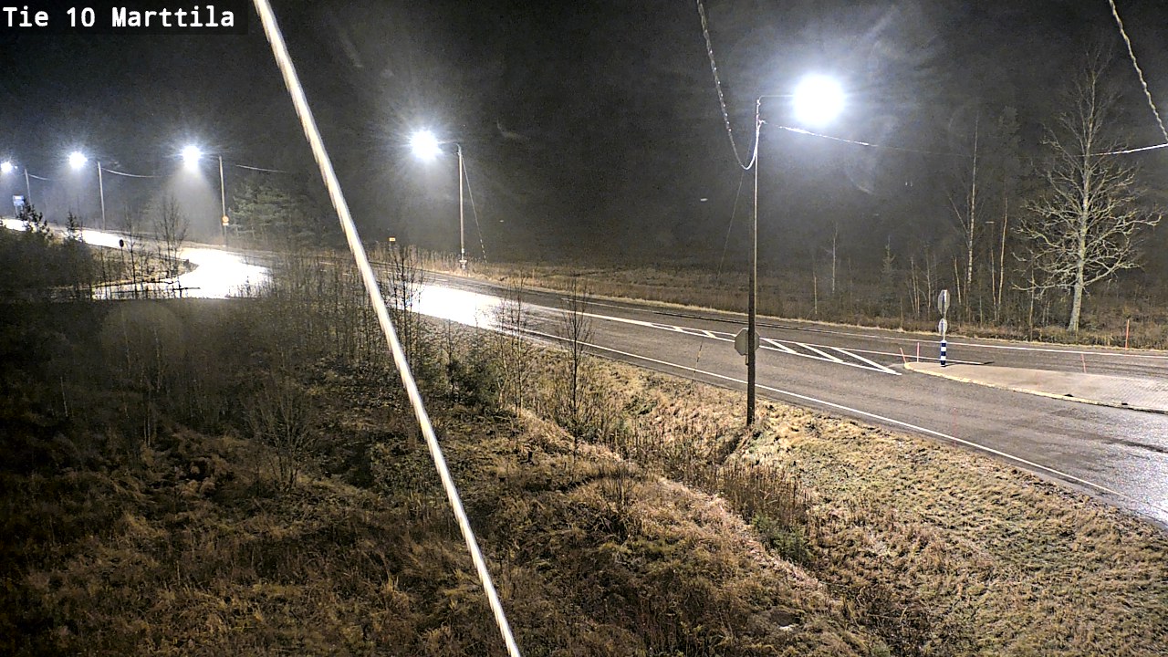 Weather Camera Image Väg 10 S:t Mårtens, Marttila, Varsinais-Suomi