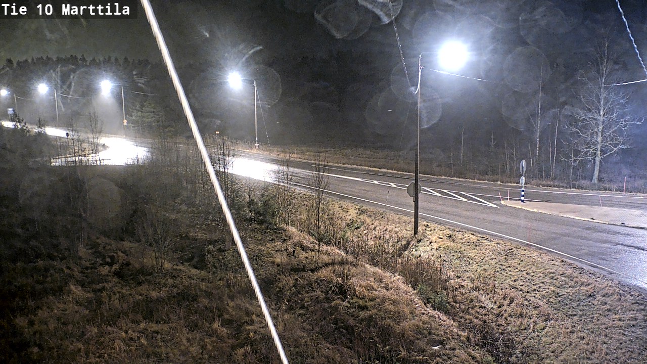 Weather Camera Image Väg 10 S:t Mårtens, Marttila, Varsinais-Suomi
