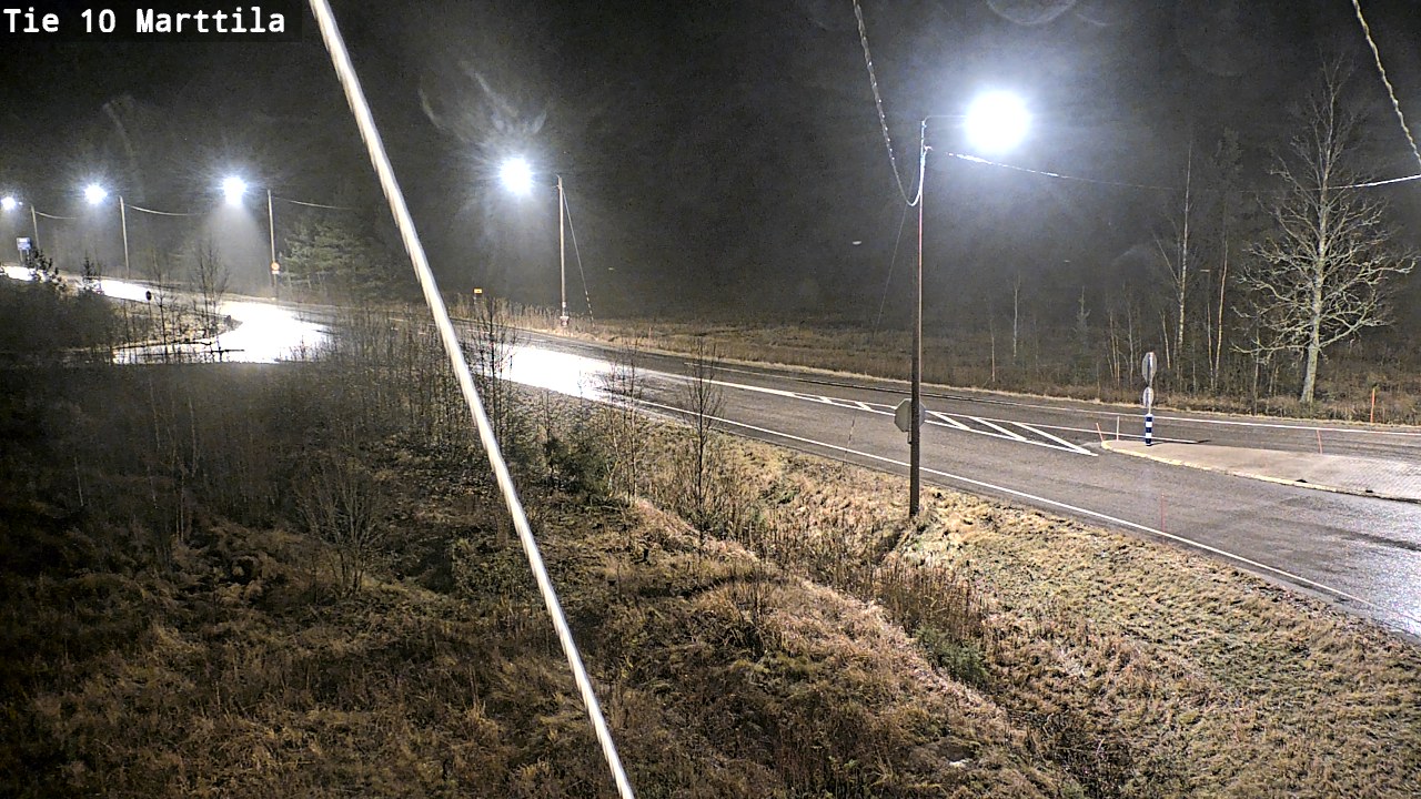Weather Camera Image Väg 10 S:t Mårtens, Marttila, Varsinais-Suomi