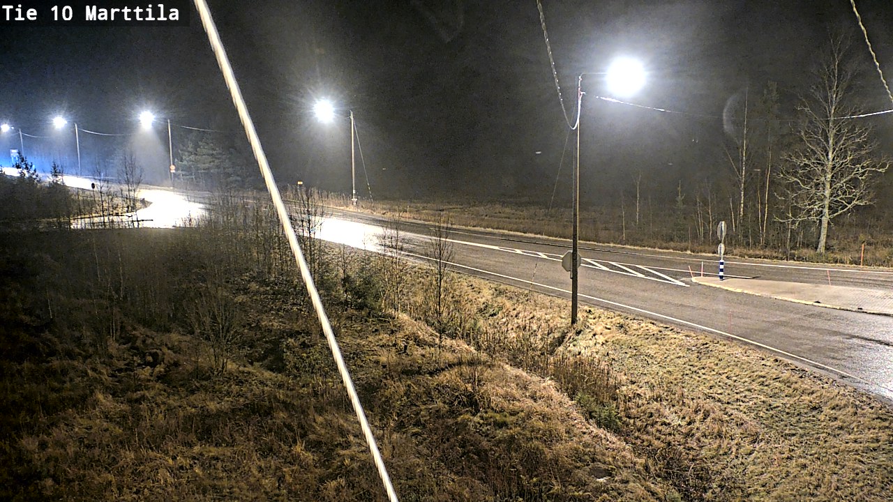 Weather Camera Image Väg 10 S:t Mårtens, Marttila, Varsinais-Suomi
