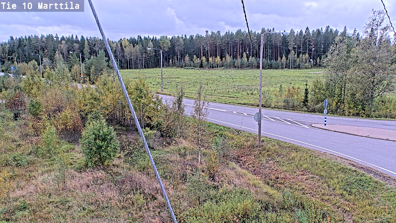 Weather Camera Image Väg 10 S:t Mårtens, Marttila, Varsinais-Suomi