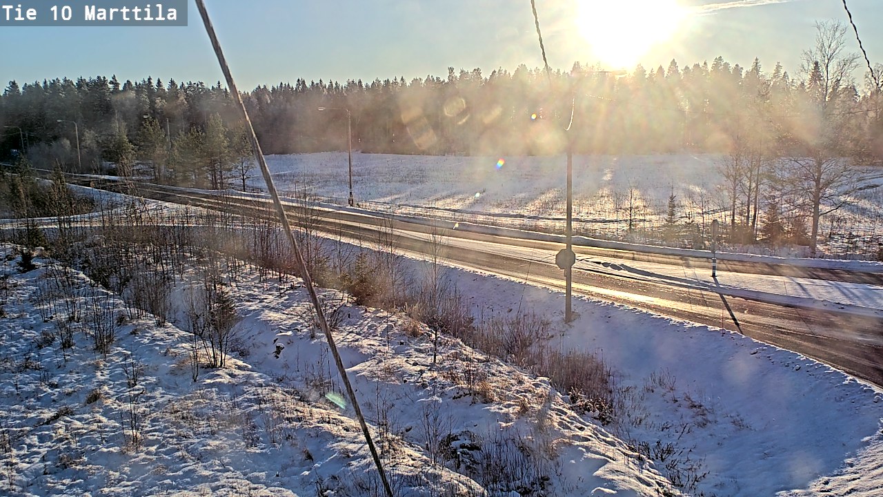 Weather Camera Image Väg 10 S:t Mårtens, Marttila, Varsinais-Suomi