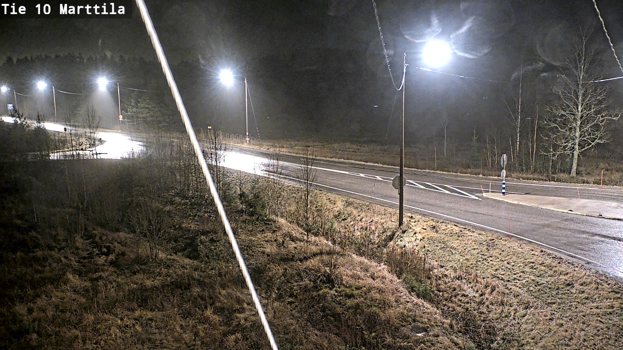 Weather Camera Image Väg 10 S:t Mårtens, Marttila, Varsinais-Suomi