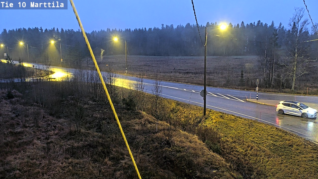 Weather Camera Image Väg 10 S:t Mårtens, Marttila, Varsinais-Suomi