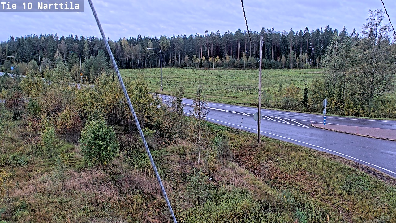 Weather Camera Image Väg 10 S:t Mårtens, Marttila, Varsinais-Suomi