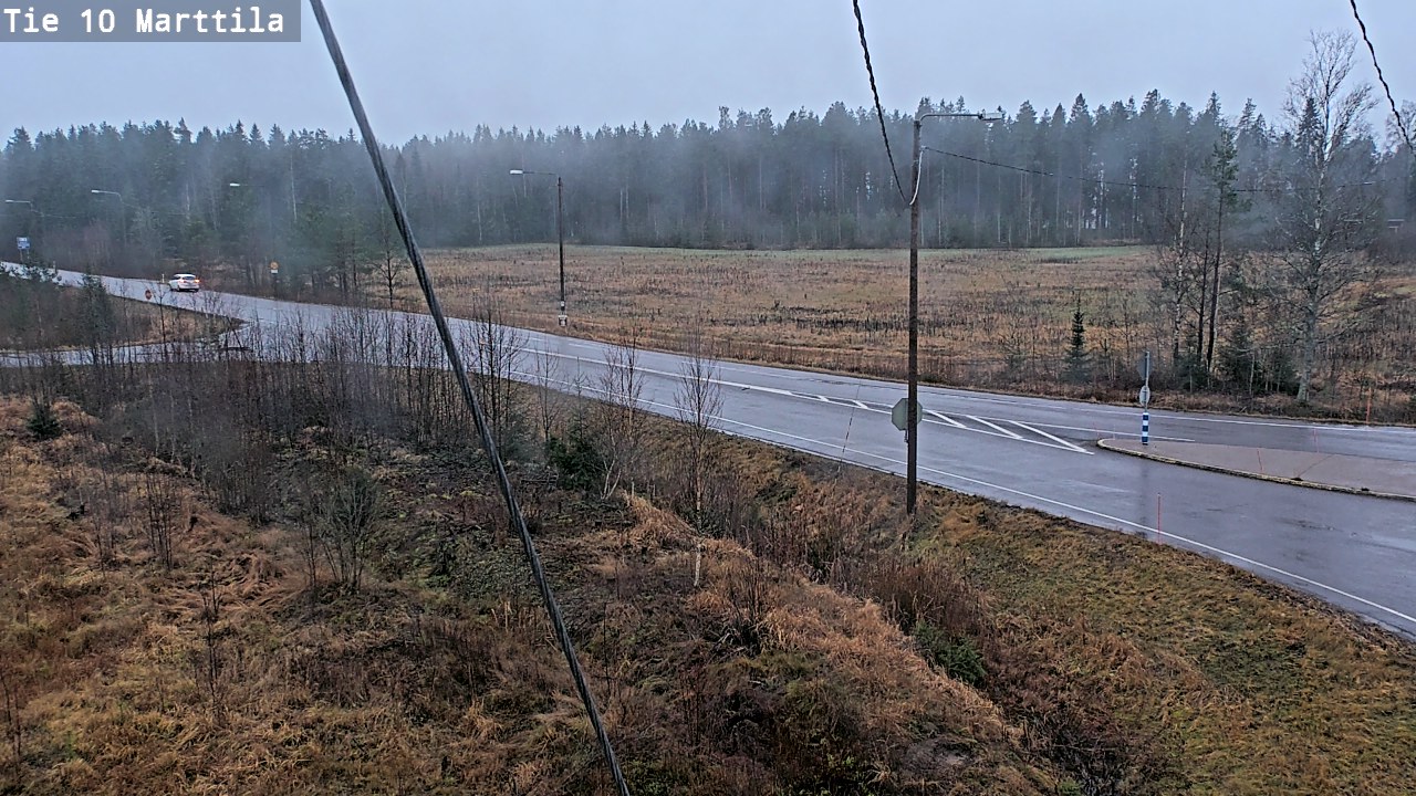 Weather Camera Image Väg 10 S:t Mårtens, Marttila, Varsinais-Suomi