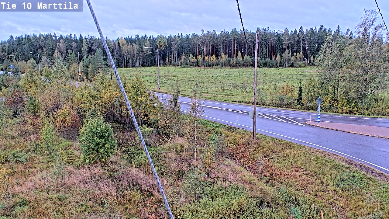 Weather Camera Image Väg 10 S:t Mårtens, Marttila, Varsinais-Suomi