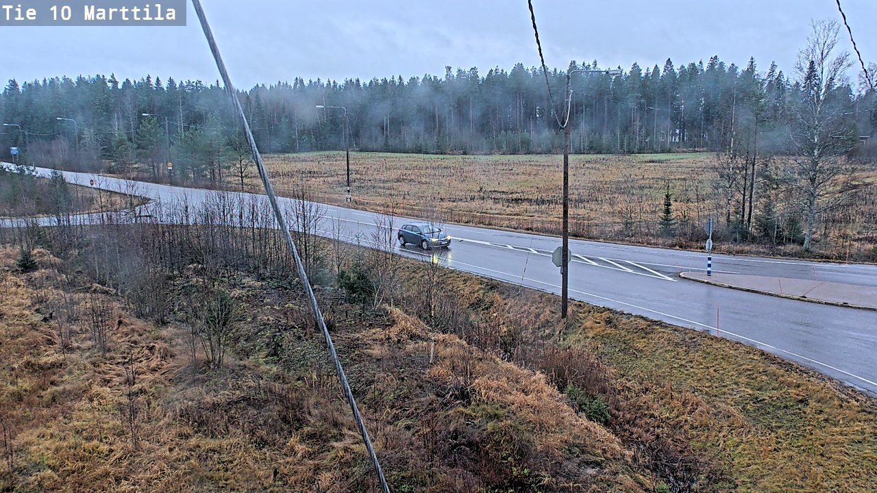 Weather Camera Image Road 10 Marttila, Marttila, Varsinais-Suomi