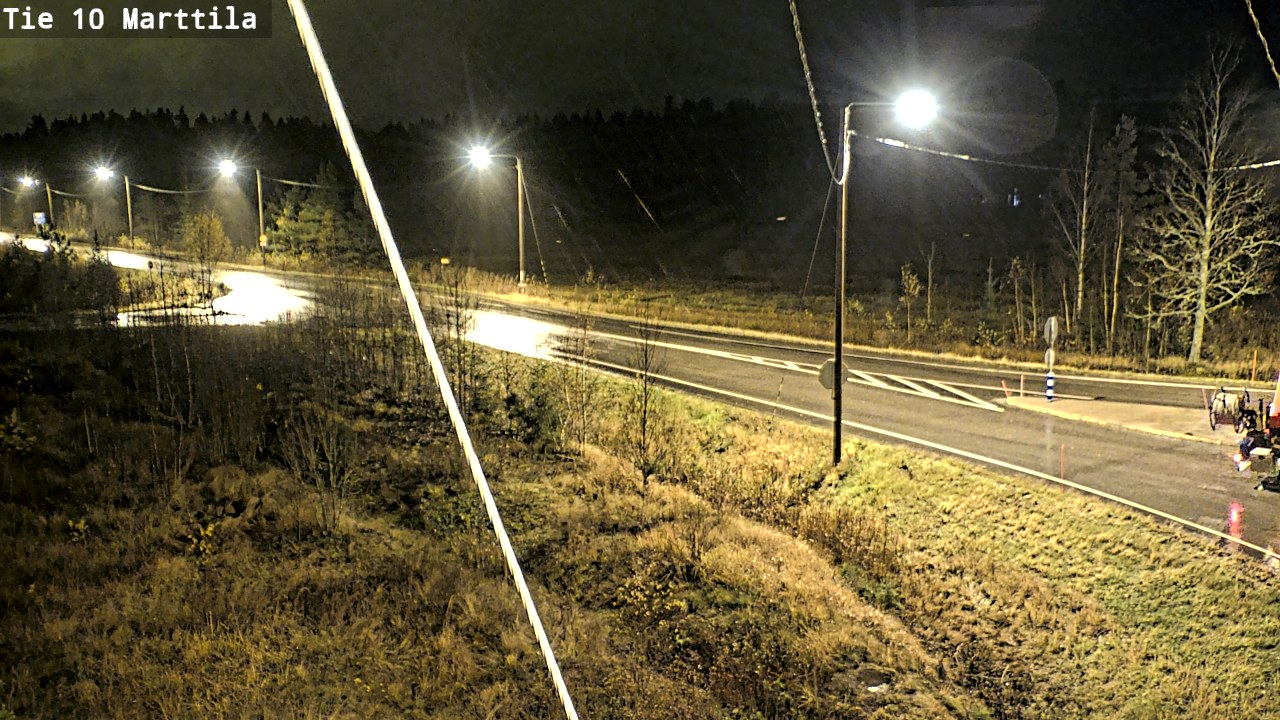 Weather Camera Image Väg 10 S:t Mårtens, Marttila, Varsinais-Suomi