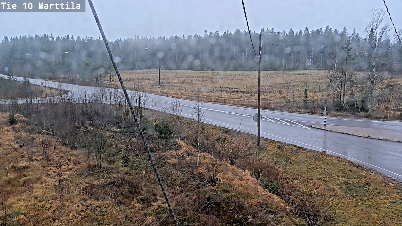 Weather Camera Image Väg 10 S:t Mårtens, Marttila, Varsinais-Suomi