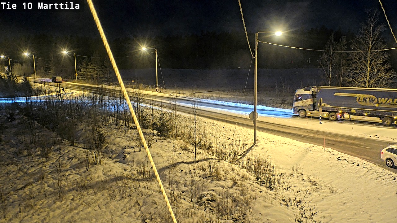 Weather Camera Image Väg 10 S:t Mårtens, Marttila, Varsinais-Suomi