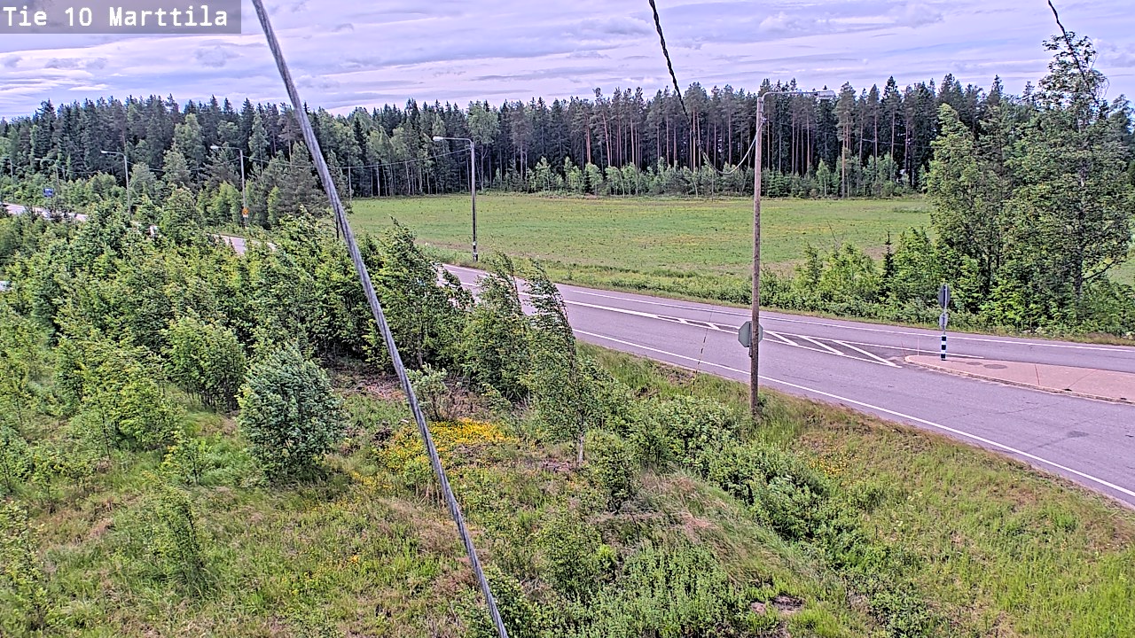 Weather Camera Image Väg 10 S:t Mårtens, Marttila, Varsinais-Suomi