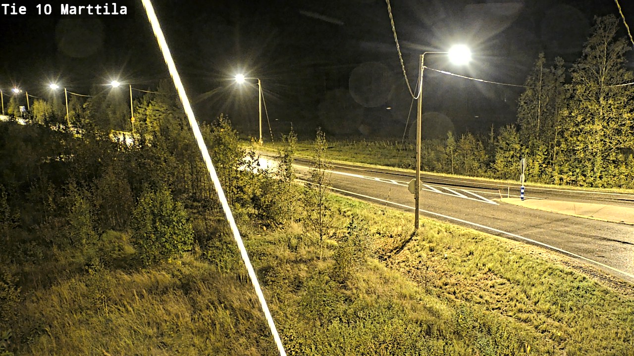 Weather Camera Image Väg 10 S:t Mårtens, Marttila, Varsinais-Suomi