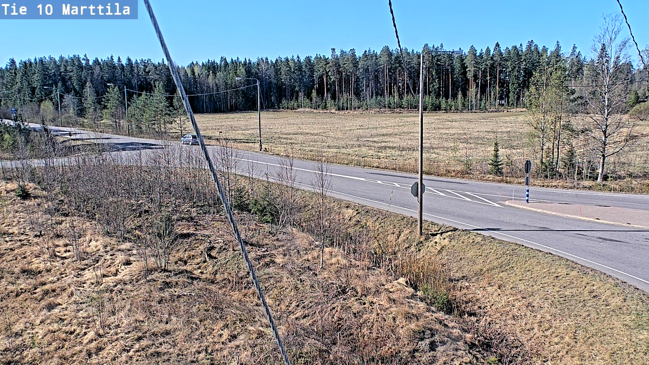 Weather Camera Image Väg 10 S:t Mårtens, Marttila, Varsinais-Suomi