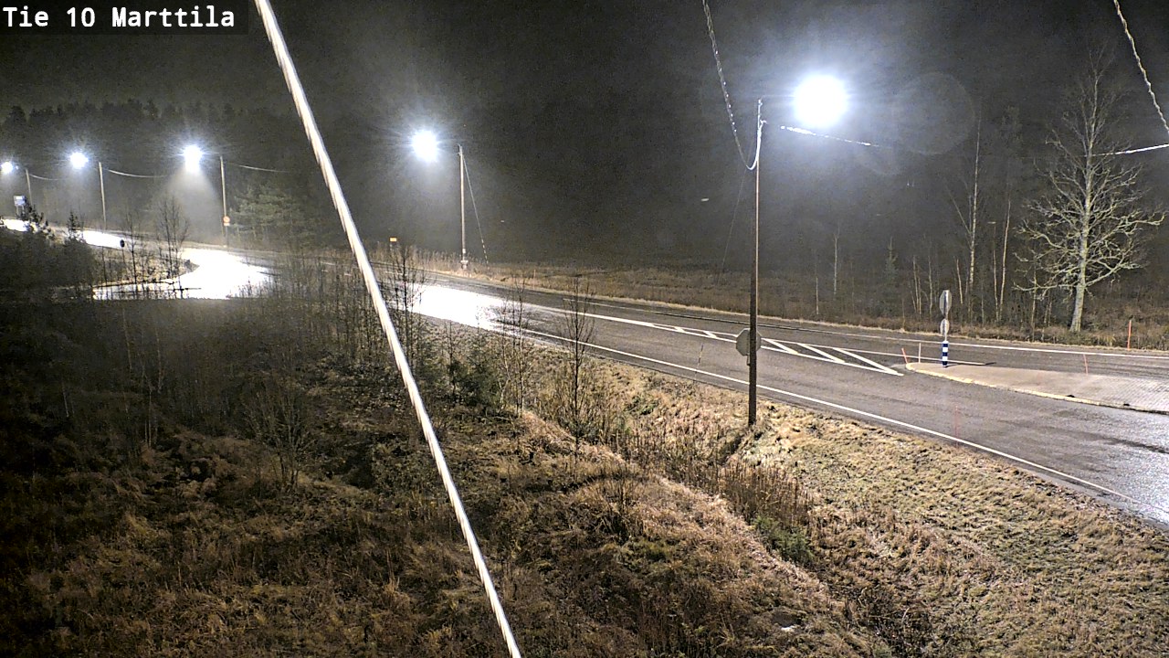 Weather Camera Image Väg 10 S:t Mårtens, Marttila, Varsinais-Suomi