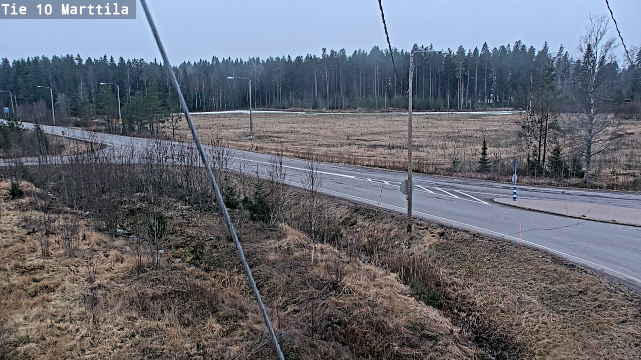 Weather Camera Image Road 10 Marttila, Marttila, Varsinais-Suomi
