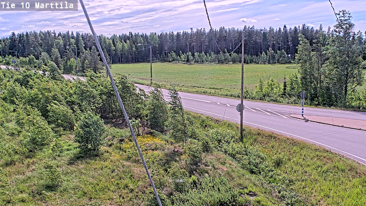 Weather Camera Image Väg 10 S:t Mårtens, Marttila, Varsinais-Suomi