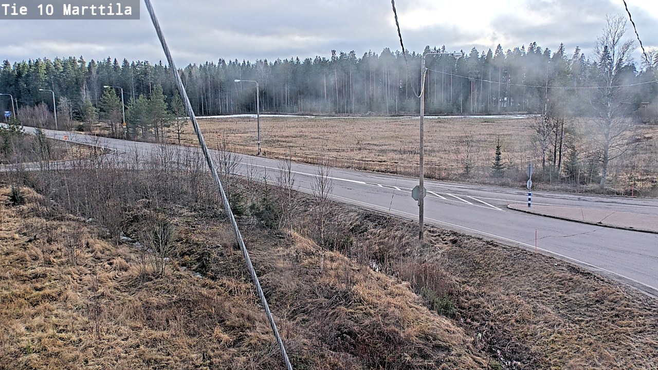 Weather Camera Image Väg 10 S:t Mårtens, Marttila, Varsinais-Suomi