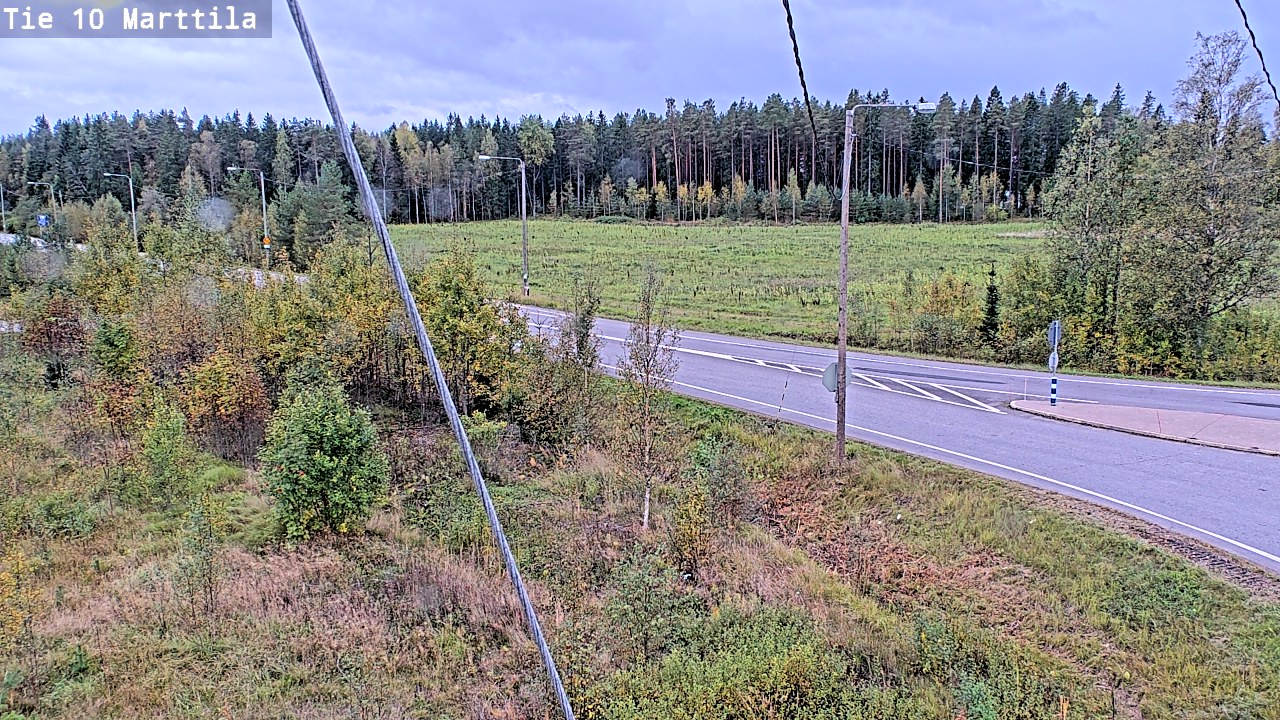 Weather Camera Image Väg 10 S:t Mårtens, Marttila, Varsinais-Suomi
