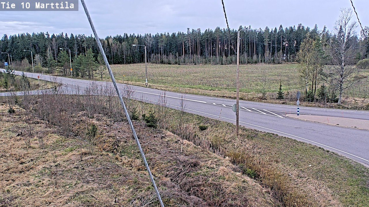Weather Camera Image Road 10 Marttila, Marttila, Varsinais-Suomi