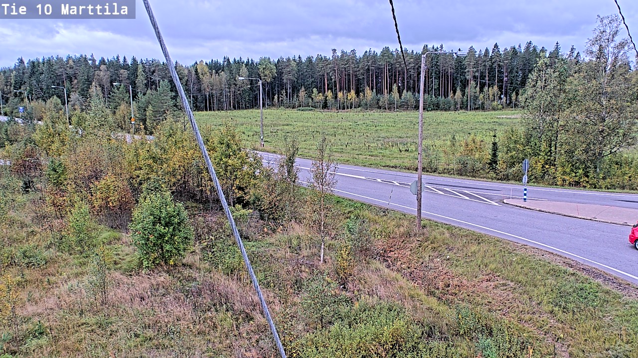 Weather Camera Image Väg 10 S:t Mårtens, Marttila, Varsinais-Suomi