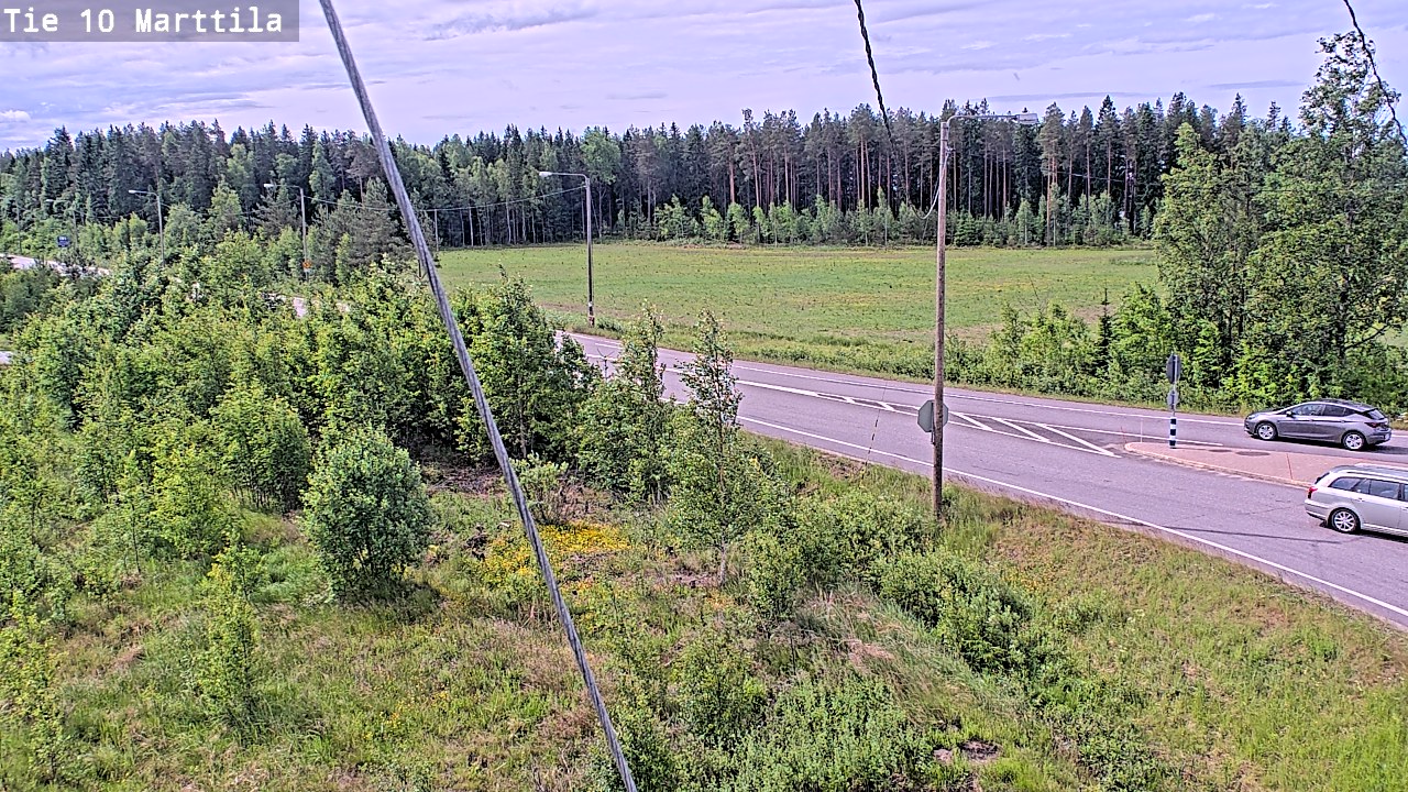 Weather Camera Image Väg 10 S:t Mårtens, Marttila, Varsinais-Suomi