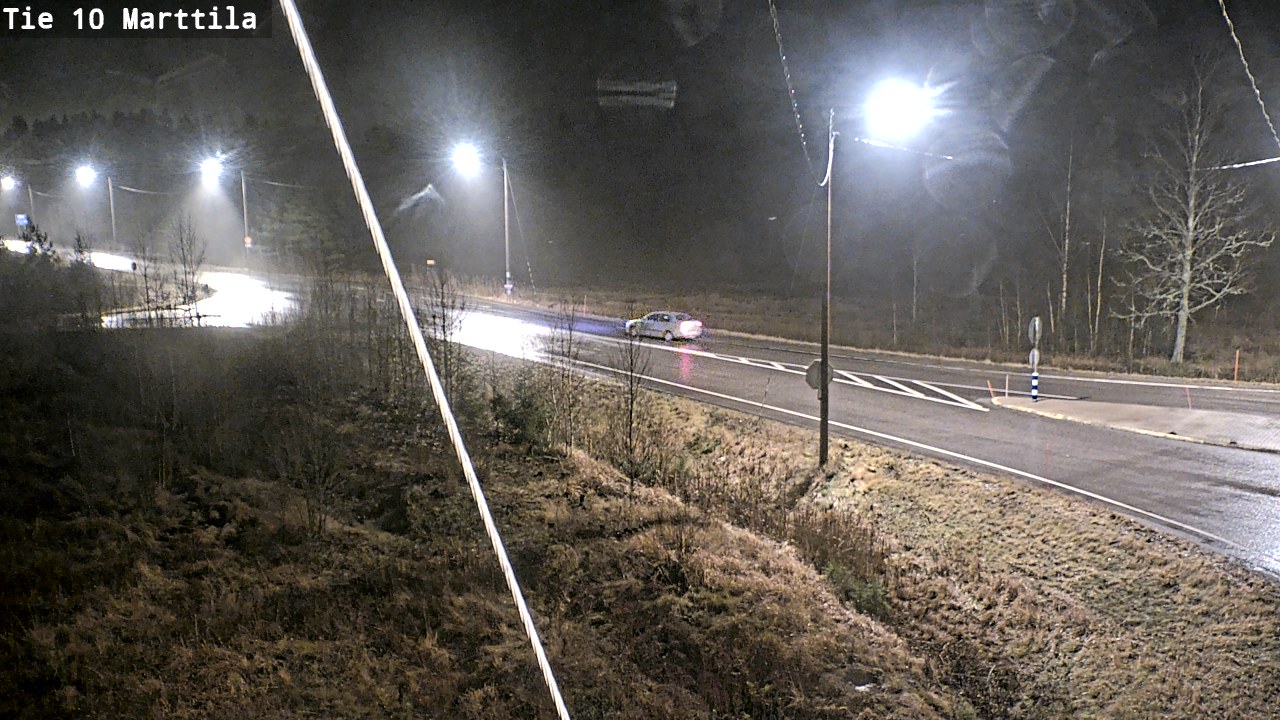 Weather Camera Image Väg 10 S:t Mårtens, Marttila, Varsinais-Suomi