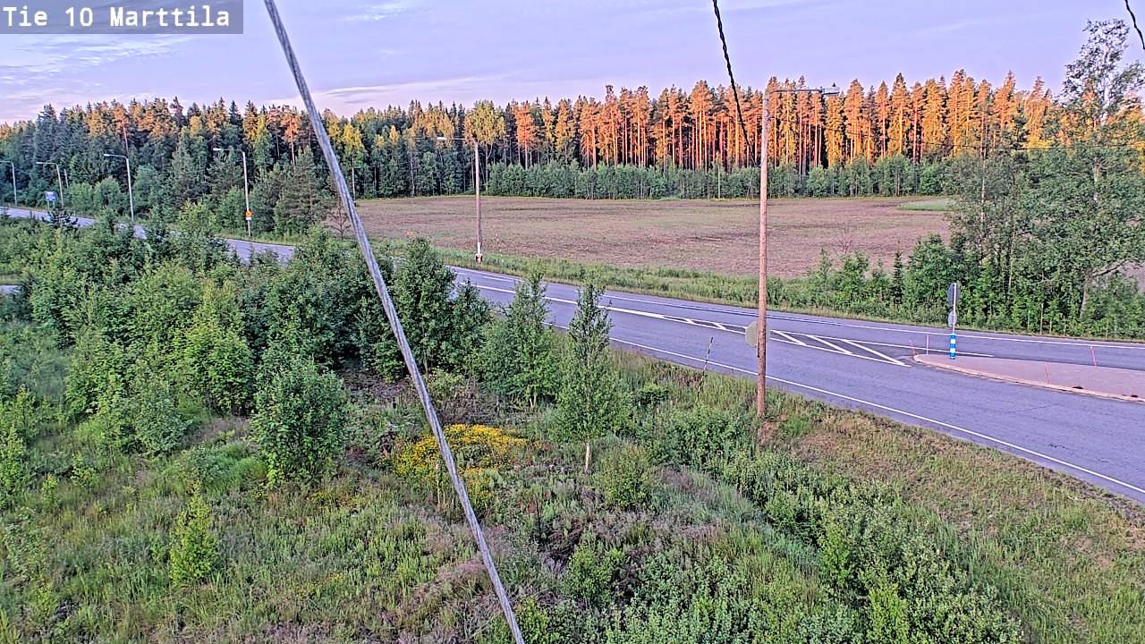 Weather Camera Image Road 10 Marttila, Marttila, Varsinais-Suomi