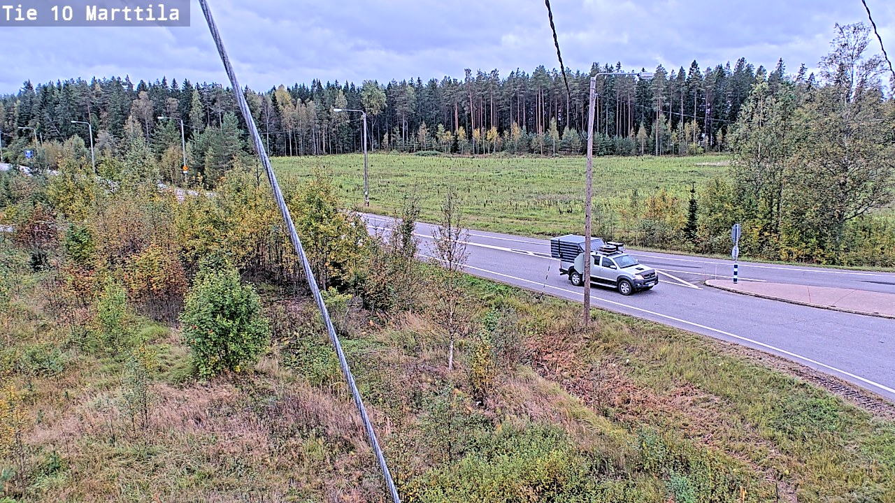 Weather Camera Image Väg 10 S:t Mårtens, Marttila, Varsinais-Suomi