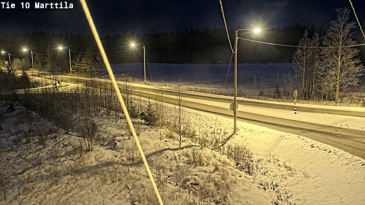 Weather Camera Image Road 10 Marttila, Marttila, Varsinais-Suomi