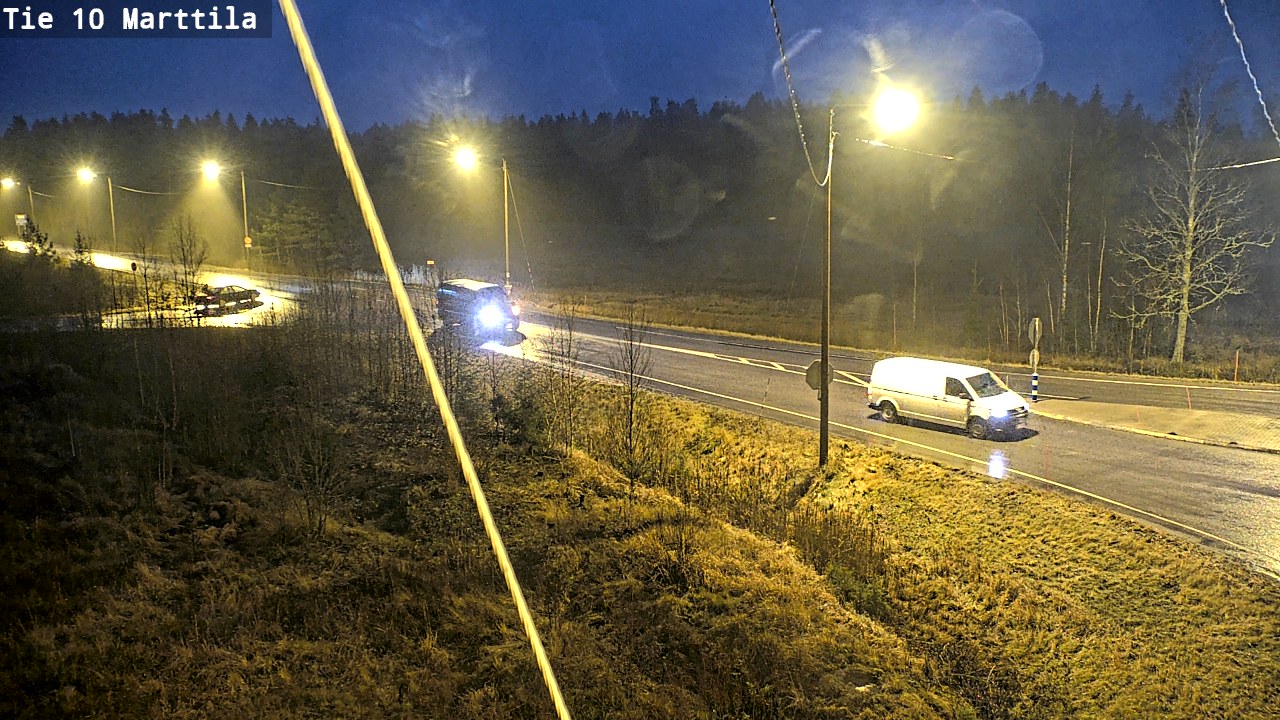 Weather Camera Image Väg 10 S:t Mårtens, Marttila, Varsinais-Suomi