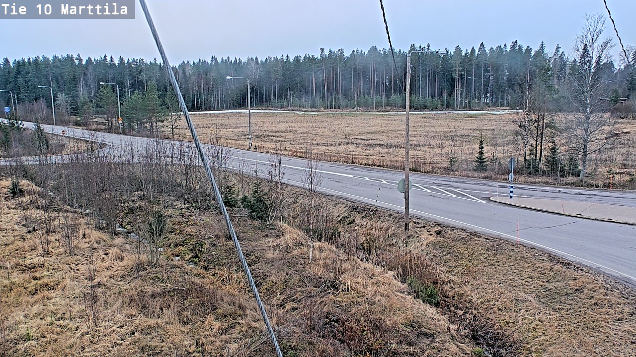 Weather Camera Image Road 10 Marttila, Marttila, Varsinais-Suomi