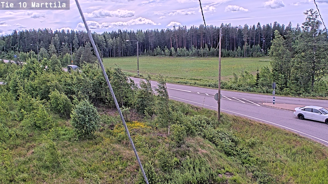 Weather Camera Image Väg 10 S:t Mårtens, Marttila, Varsinais-Suomi