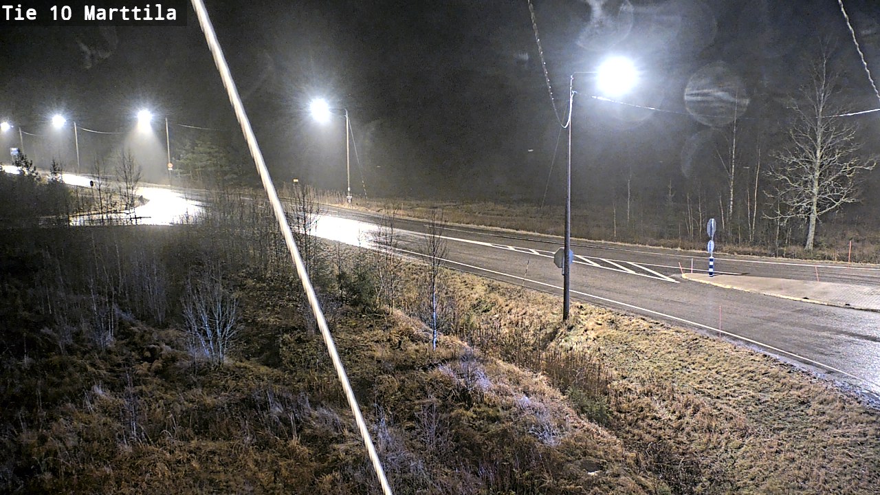Weather Camera Image Väg 10 S:t Mårtens, Marttila, Varsinais-Suomi